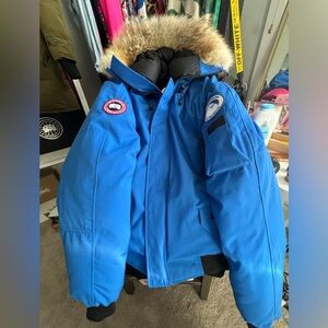 Canada Goose Men’s Chilliwack PBI With Fur Bomber Jacket